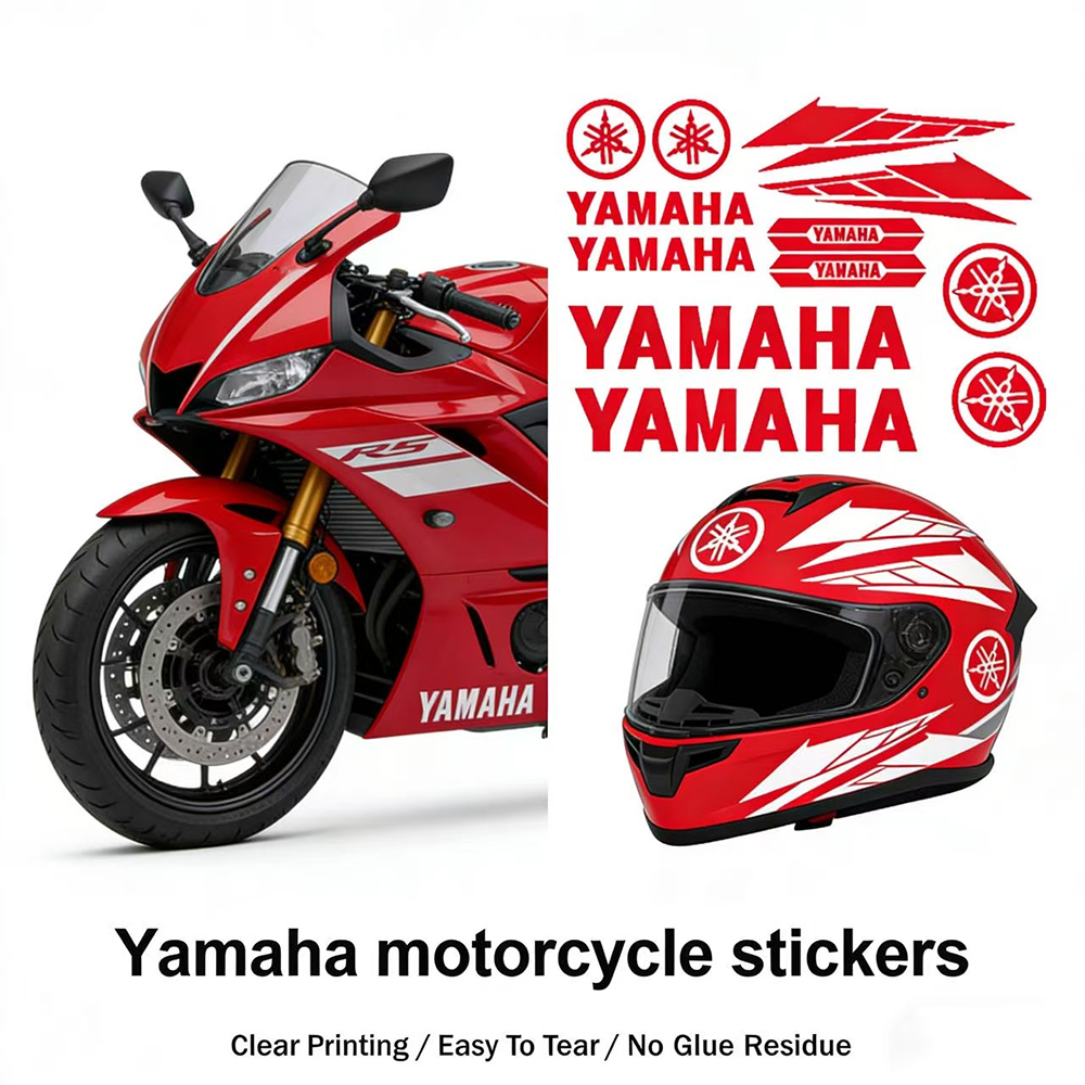 Motorcycle Gear Logo - For Yamaha Motorcycle Stickers Letter Logo