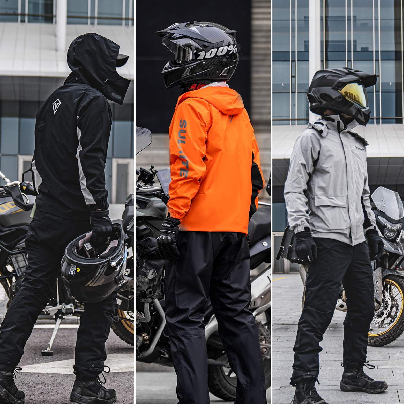 Motorcycle Gear Women Pants - 2026SULAITE Rain Suit Motorcycle Rain Gear