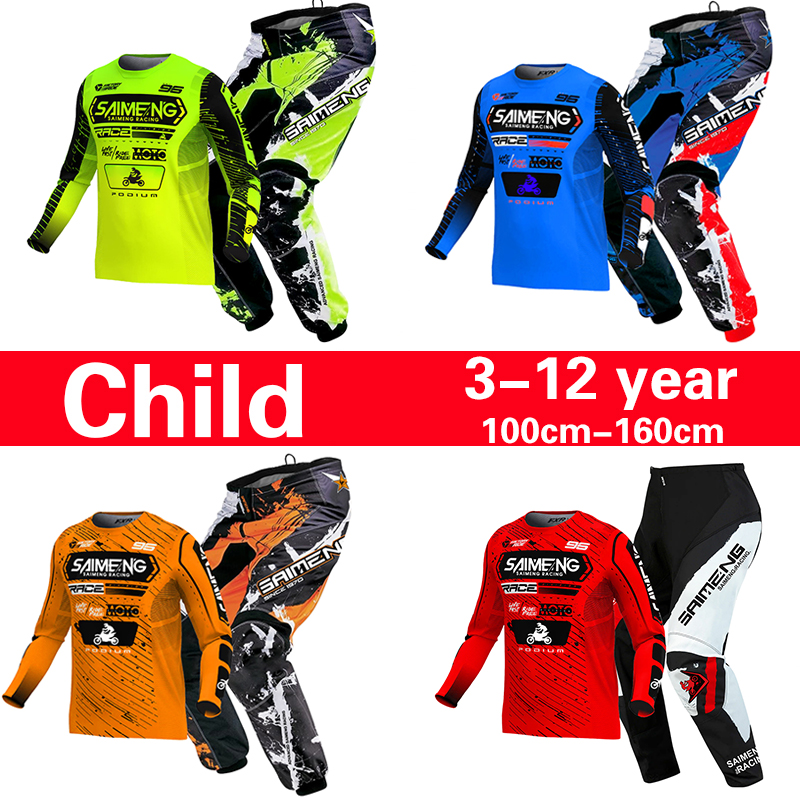 Motorcycle Gear For Kids - motocross child set Motorcycle jersey and