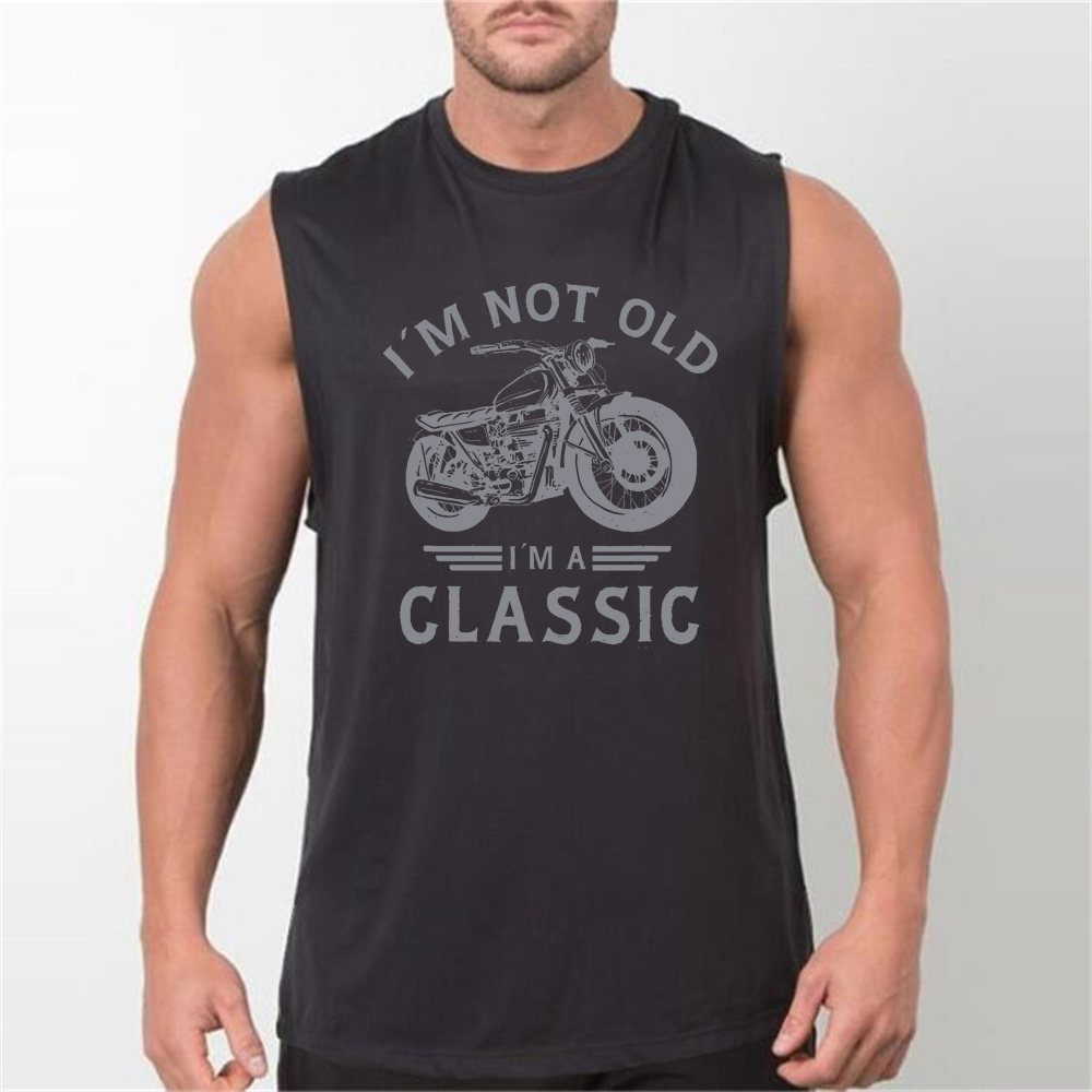 Motorcycle Gear Vest - Men's summer casual sports fitness loose