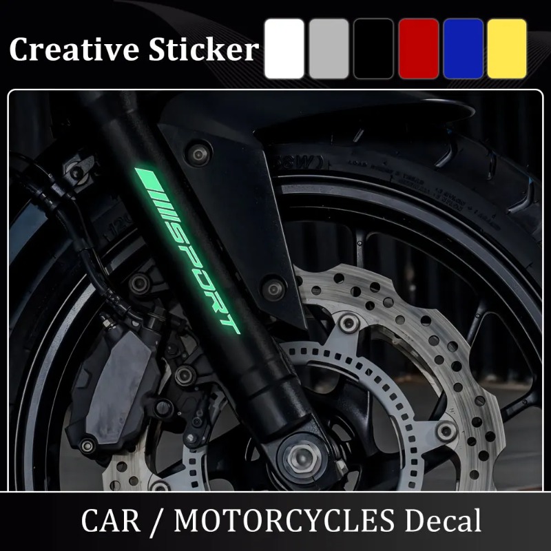Motorcycle Gear Exchange - Night Warning Reflective Wheel Sticker for