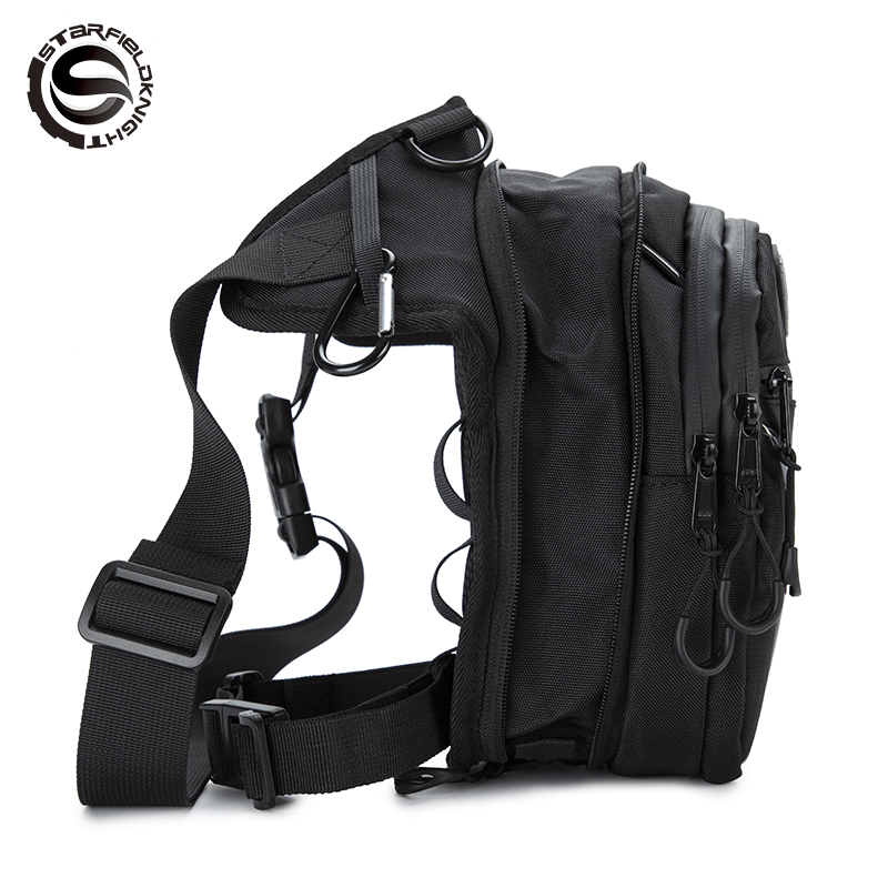 SFK Black Motorcycle Drop Leg  - Motorcycle Gear Logo recensie en prijs