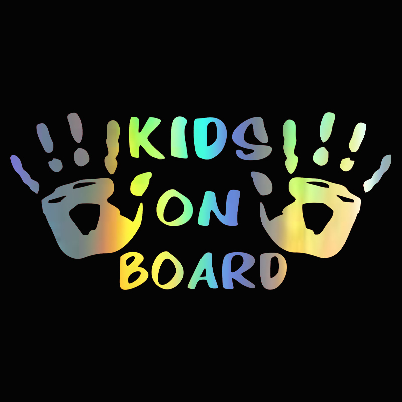 3D Car Sticker KIDS ON BOARD C - Motorcycle Gear For Kids recensie en prijs