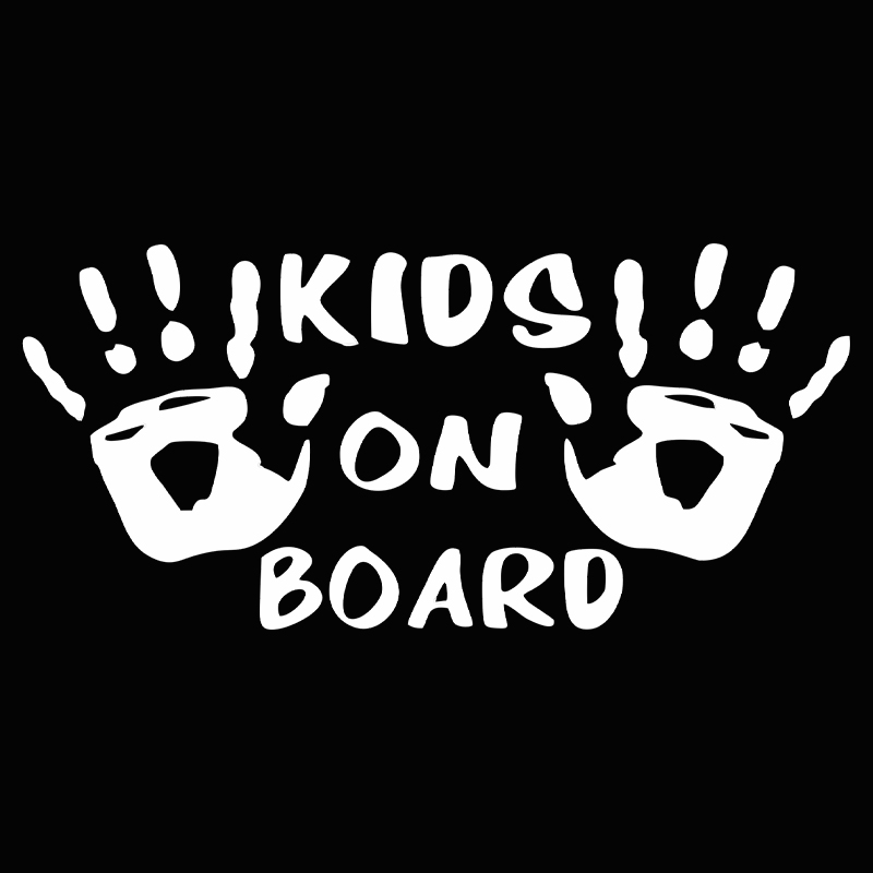 3D Car Sticker KIDS ON BOARD C - Motorcycle Gear For Kids recensie en prijs