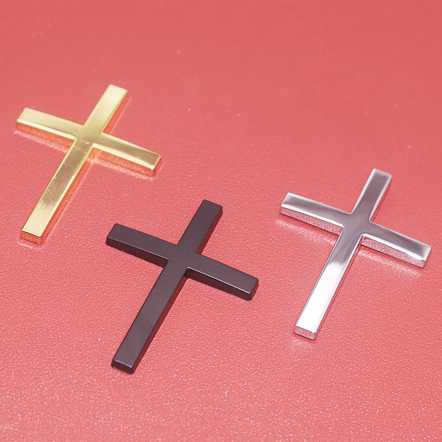 Black Silver Gold Cross Chrome - Motorcycle Gear Logo recensie en prijs