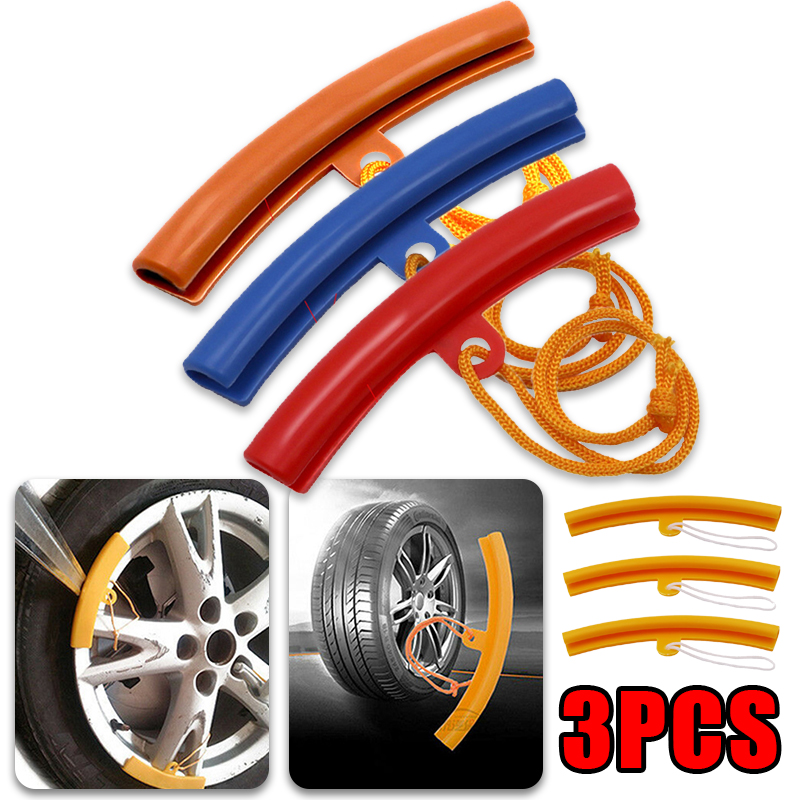 3pcs Car Wheel Guard Rim Prote - Motorcycle Gear Exchange recensie en prijs