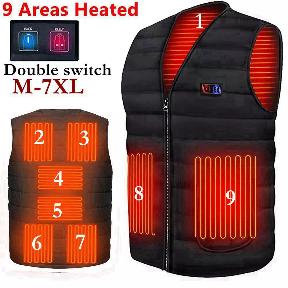Men Motorcycle Rider Heated Ve - Motorcycle Gear Vest recensie en prijs