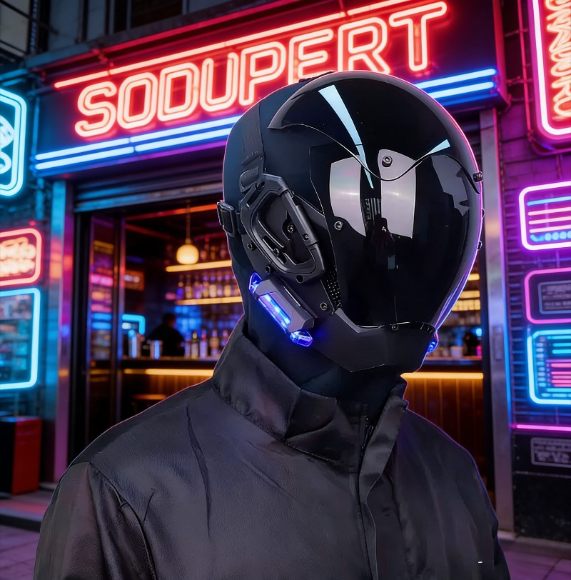 Mecha style cyberpunk helmet m - Helmet Full Face recensie en prijs