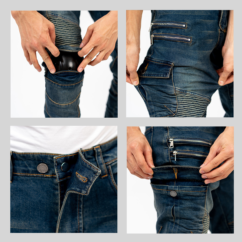 New Double Zipper Metal Style  - Motorcycle Gear Women Pants recensie en prijs