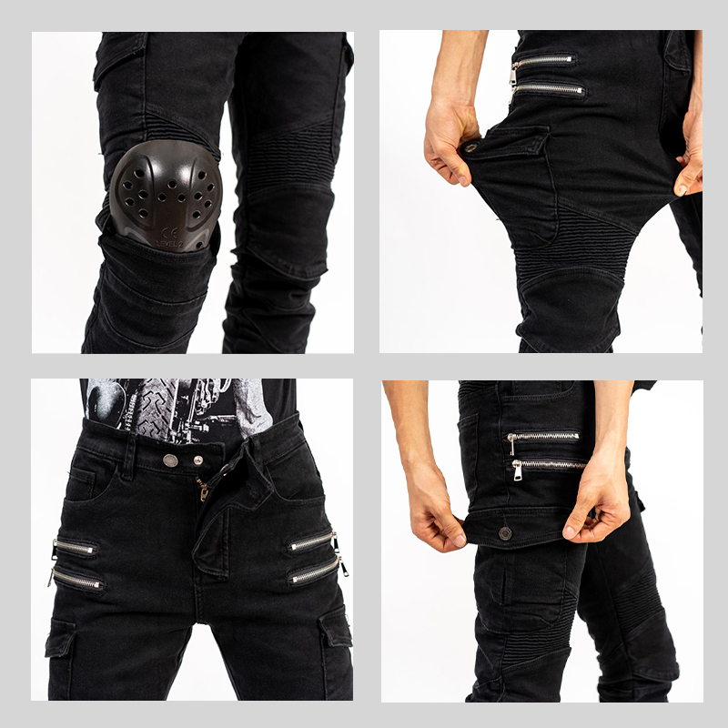 New Double Zipper Metal Style  - Motorcycle Gear Women Pants recensie en prijs
