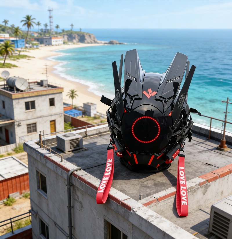 Tech Mecha Helmet Cyberpunk Ma - Helmet Full Face recensie en prijs