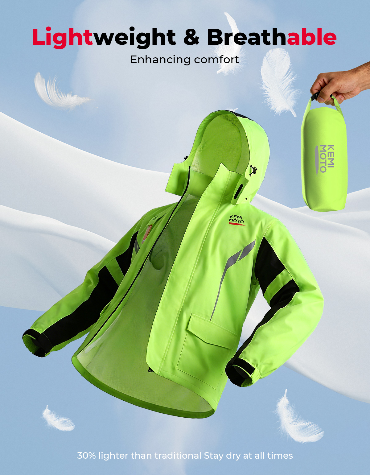 KEMIMOTO Unisex Waterproof Rai - Motorcycle Gear Cycle recensie en prijs