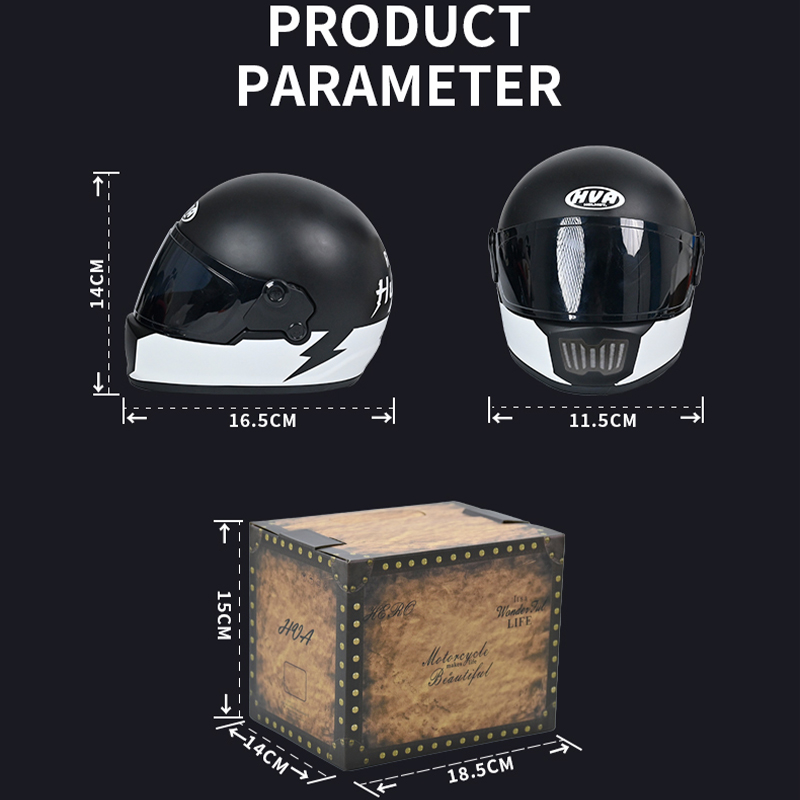 HVA Small Pet Motorcycle Helme - Helmet Full Face recensie en prijs