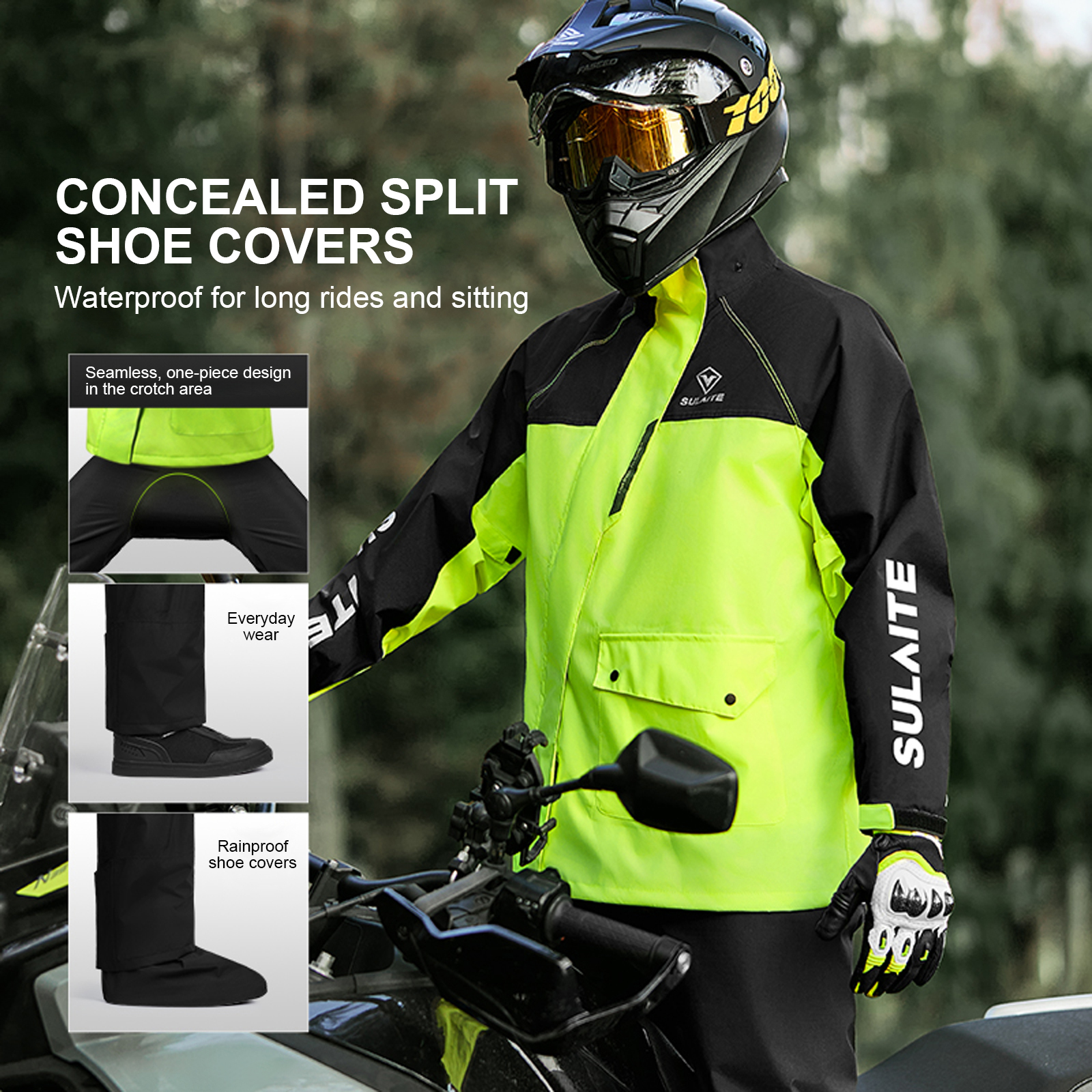 Motorcycle Rain Suit for Men & - Motorcycle Gear Cycle recensie en prijs