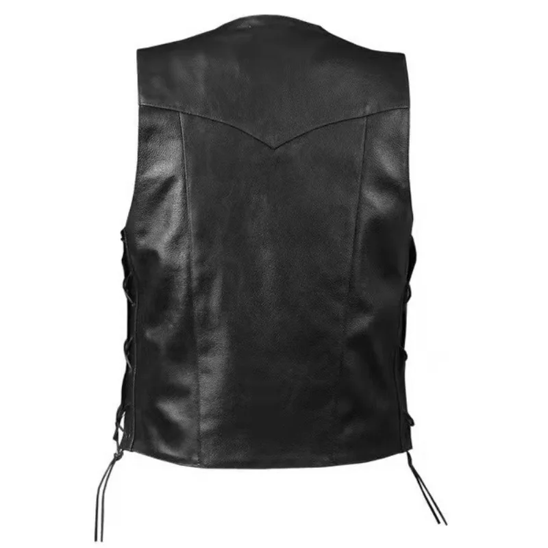 Men's Punk Style Denim Vest wi - Motorcycle Gear Vest recensie en prijs
