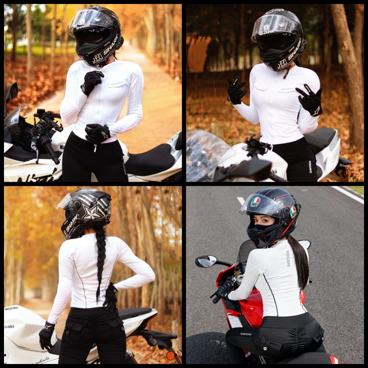 WOSAWE Women Motorcycle Jacket - Motorcycle Gear Women Pants recensie en prijs
