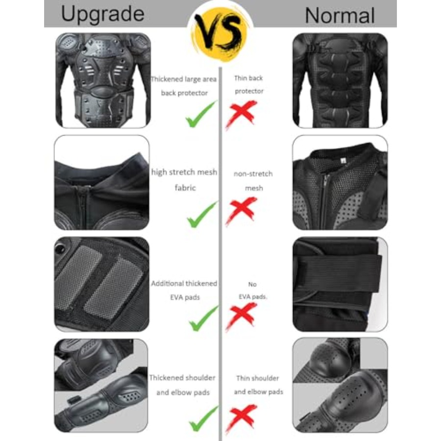Motorcycle Jacket Armor Suit-D - Motorcycle Gear Cycle recensie en prijs