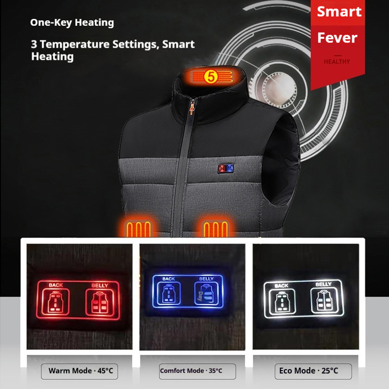 Heated Vest Unisex Charging He - Motorcycle Gear Vest recensie en prijs