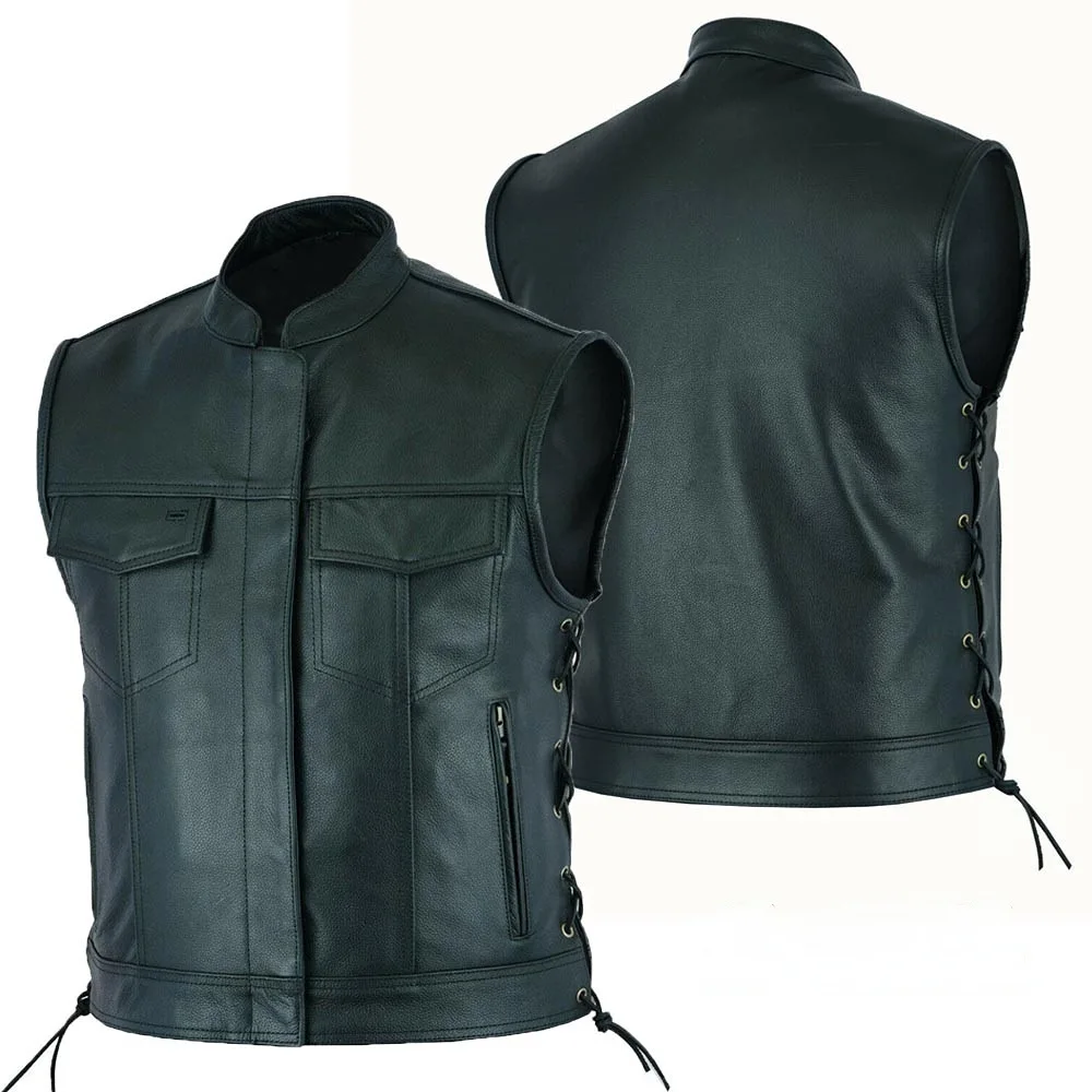 Vest Leather Punk Fashion Casu - Motorcycle Gear Vest recensie en prijs