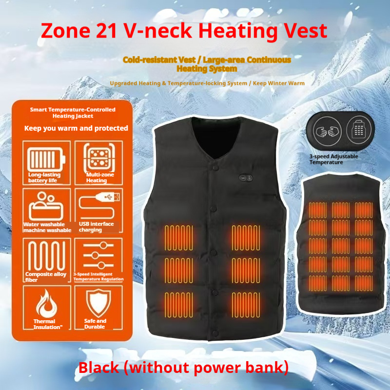 Winter New Style 21 Zone V-Nec - Motorcycle Gear Vest recensie en prijs